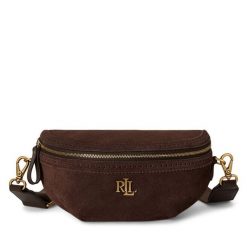 Torebka LAUREN RALPH LAUREN. Brązowe listonoszki damskie Lauren Ralph Lauren, bez wzorów, bez dodatków. Za 1,299.00 zł.