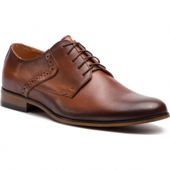 Półbuty SERGIO BARDI - Gavaz FW127376018IG 104S. Brązowe eleganckie półbuty Sergio Bardi, z materiału. Za 259.00 zł.