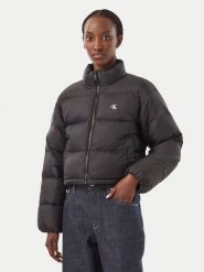 Calvin Klein Jeans Kurtka zimowa Essential LV047H503G Czarny Regular Fit. Czarne kurtki damskie Calvin Klein Jeans, na zimę, l, bez wzorów, z jeansu, bez kaptura. Za 849.99 zł.
