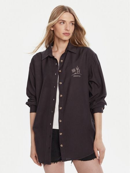 Billabong Koszula Beach Side EBJWT00118 Szary Relaxed Fit. Szare bluzki damskie Billabong, s, bez wzorów, z wiskozy, bez kołnierzyka, bez ramiączek. Za 179.99 zł.