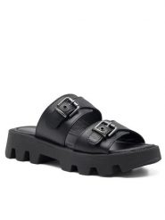 Lasocki Klapki BARI ARC-HANKA-01 Czarny. Czarne klapki damskie Lasocki, bez wzorów, ze skóry, bez obcasa. Za 159.99 zł.