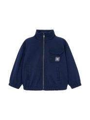 Mayoral Bluza 3441 Granatowy Regular Fit. Niebieskie bluzy dla chłopców Mayoral, bez wzorów, z syntetyku, bez ramiączek, bez kaptura. Za 139.99 zł.