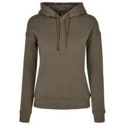 Ekologiczna Bluza Damska. Zielone bluzy damskie Urban Classics, xl, bez wzorów, bez kaptura. Za 220.99 zł.