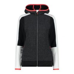 Bluza damska turystyczna CMP 34M2826. Białe bluzy damskie CMP, m, bez wzorów, z kapturem, trekkingowe. Za 524.20 zł.