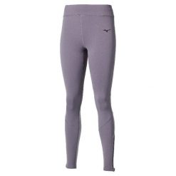 Damskie legginsy Mizuno Active Warmalite. Szare legginsy sportowe damskie Mizuno, bez wzorów, do biegania. Za 149.99 zł.
