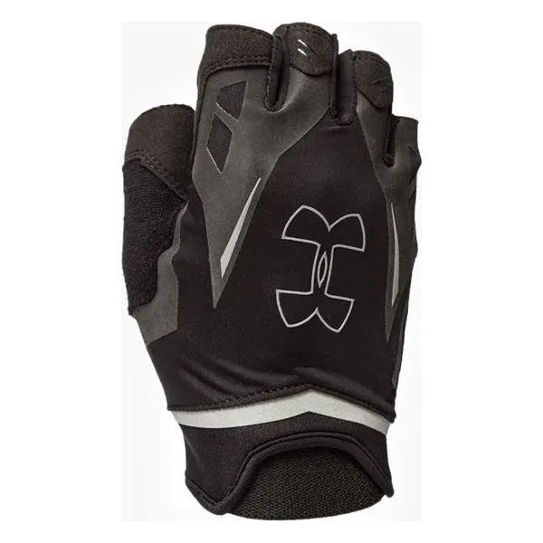 Under Armour Rekawiczki Men S Flux Glove , czarny, rozmiar S. Czarne rękawiczki męskie Under Armour, bez wzorów, z materiału. W wyprzedaży za 79.99 zł.
