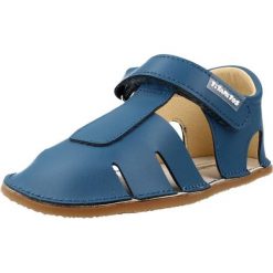 Sandały TITANITOS L560 ALBERTIC Niebieski. Niebieskie sandały męskie TITANITOS, ze skóry, bez zapięcia. Za 174.99 zł.