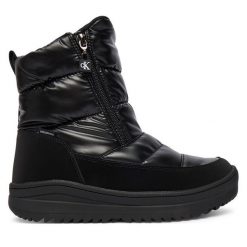 Śniegowce Calvin Klein. Czarne śniegowce dziewczęce Calvin Klein, bez zapięcia. Za 659.99 zł.