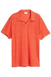 Koszulka polo męska Gant Linen Ss Polo. Brązowe koszulki polo męskie GANT, l, bez wzorów, z jeansu, eleganckie, bez ramiączek. Za 197.49 zł.