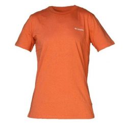 T-shirt Męski Z Nadrukiem Na Plecach Rapid Ridge. Brązowe koszulki sportowe męskie Columbia, m, bez wzorów, sportowe, bez kołnierzyka. Za 145.99 zł.