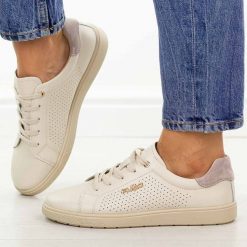 Beżowe skórzane półbuty damskie Filippo Dp6738/26. Brązowe półbuty damskie Filippo, na lato, bez wzorów, z jeansu, biznesowe, bez obcasa, na płaskiej podeszwie, bez zapięcia. Za 229.00 zł.