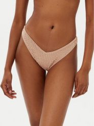 Guess Bikini E4GO07 KC5Z0 Brązowy. Brązowe bikini damskie Guess, l, z aplikacjami. Za 179.99 zł.