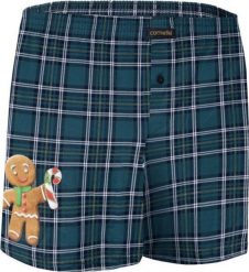 Cornette Bokserki Świąteczne 015/14 Cookie 6 majtki męskie 2XL. Bokserki męskie Cornette, m, bez wzorów. Za 57.07 zł.