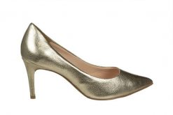 Czółenka Bottero 353701 Dourado 523060, Złoty, Skóra naturalna - 36. Żółte czółenka damskie Bottero, bez wzorów, ze skóry, biznesowe, bez obcasa, na szpilce, bez zapięcia. W wyprzedaży za 206.10 zł.