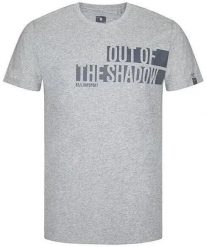 T-shirt męski Loap Bobby szary. Szare t-shirty męskie LAP, na lato, m, bez wzorów, z bawełny, klasyczne, bez kołnierzyka. Za 133.99 zł.