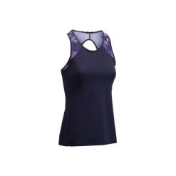 Koszulka fitness kardio 500. Czarne t-shirty damskie DOMYOS. Za 49.99 zł.