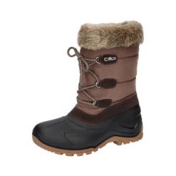 Buty zimowe damskie, Nietos Low. Brązowe obuwie sportowe damskie CMP, bez wzorów, z materiału. Za 299.99 zł.