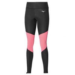 Damskie legginsy Mizuno Core Impulse. Czarne legginsy damskie Mizuno, xs, bez wzorów, z elastanu, długie, do biegania. Za 119.99 zł.