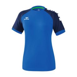 Damski jersey Erima Zenari 3.0. Niebieskie koszulki sportowe damskie Erima, bez wzorów, z jersey, bez kołnierzyka, bez ramiączek, do piłki nożnej. Za 258.99 zł.