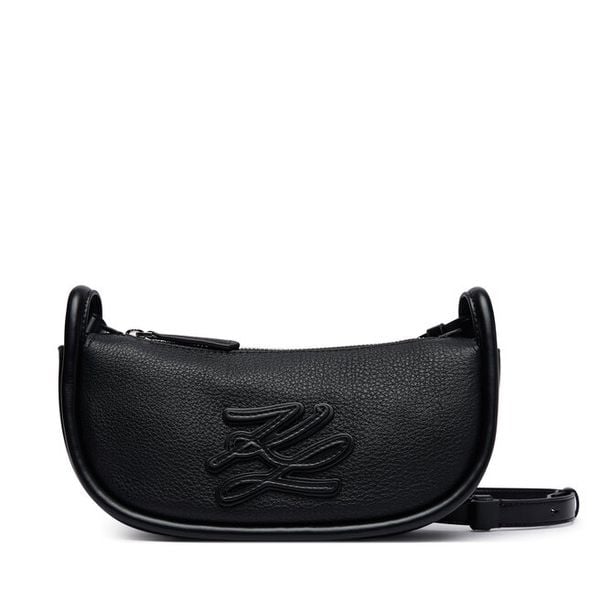 Torebka KARL LAGERFELD. Czarne torebki do ręki damskie KARL LAGERFELD, bez wzorów, klasyczne, bez dodatków. Za 648.99 zł.