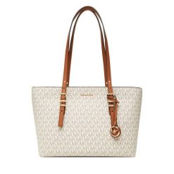 Torebka MICHAEL Michael Kors. Brązowe torebki do ręki damskie MICHAEL Michael Kors, bez wzorów, bez dodatków. Za 799.99 zł.