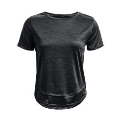 Koszulka fitness damska Under Armour UA Tech Vent SS. Czarne koszulki sportowe damskie Under Armour, xs, bez wzorów, sportowe, bez kołnierzyka. Za 69.99 zł.
