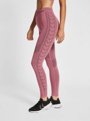 Damskie legginsy mid-rise Hummel Shaping. Brązowe legginsy damskie Hummel, xs, bez wzorów, z dzianiny, na fitness i siłownię. Za 139.00 zł.