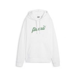 Bluza z kapturem Puma Ess Script, Kobiety. Białe bluzy damskie Puma, s, bez wzorów, z bawełny, z kapturem. Za 333.00 zł.