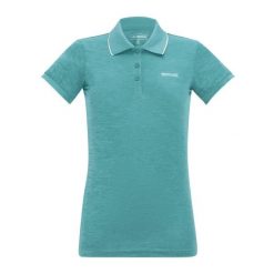 Damska Koszulka Polo Remex II. Zielone koszulki sportowe damskie Regatta, bez wzorów, bez kołnierzyka, bez ramiączek, trekkingowe. Za 94.99 zł.