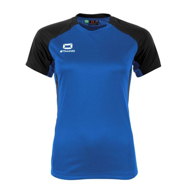 Damski jersey Stanno Stadio. Niebieskie koszulki sportowe damskie STANNO, bez wzorów, z jersey, bez kołnierzyka, bez ramiączek. Za 188.00 zł.