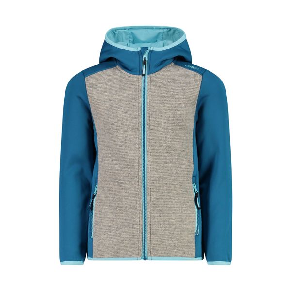 Dziewczęca bluza z kapturem CMP. Niebieskie bluzy dla dziewczynek CMP, na zimę, bez wzorów, bez ramiączek, z kapturem. Za 291.95 zł.