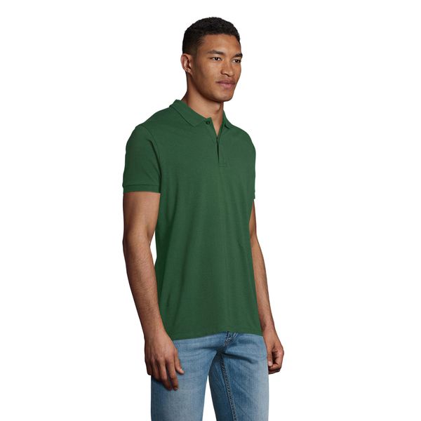 Męska Koszulka Polo Planet. Niebieskie koszulki polo męskie SOL'S, m, bez wzorów, z bawełny, bez ramiączek. Za 74.99 zł.