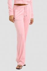 JUICY COUTURE Różowe damskie spodnie dresowe Tina Trackpants. Czerwone spodnie dresowe damskie Juicy Couture, s, bez wzorów, z dresówki. W wyprzedaży za 346.99 zł.