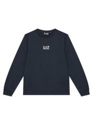 EA7 Emporio Armani Bluza 7B000025 AF10380 UB102 Granatowy Regular Fit. Niebieskie bluzy dla chłopców EA7 Emporio Armani, bez wzorów, z bawełny, bez ramiączek, bez kaptura. Za 299.99 zł.
