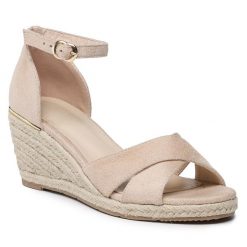 Espadryle Jenny Fairy. Brązowe klapki damskie Jenny Fairy, bez wzorów, bez obcasa, bez zapięcia. Za 139.99 zł.