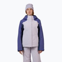Kurtka narciarska damska Rossignol Velika Insulated. Fioletowe kurtki snowboardowe damskie Rossignol, bez wzorów, bez kaptura, narciarskie. Za 1,299.00 zł.