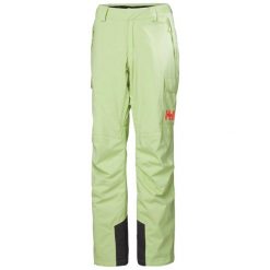 Damskie ocieplane spodnie narciarskie Helly Hansen Switch. Zielone spodnie materiałowe damskie Helly Hansen, na zimę, bez wzorów, sportowe, narciarskie. W wyprzedaży za 707.90 zł.