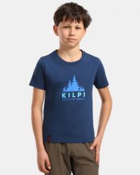 Chłopięca bawełniana koszulka Kilpi SALO-JB. Niebieskie t-shirty dla chłopców Kilpi, bez wzorów, z bawełny, bez ramiączek. Za 86.39 zł.