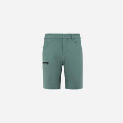 Spodenki trekkingowe męskie Millet Ubic Stretch Short M regular fit. Zielone krótkie spodenki sportowe męskie Millet, m, bez wzorów, trekkingowe. W wyprzedaży za 249.10 zł.