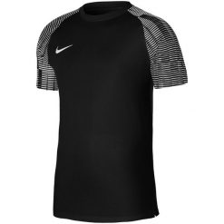 Koszulka męska Nike NK DF Academy JSY SS. Czarne koszulki sportowe męskie Nike, m, bez wzorów, z poliesteru, bez kołnierzyka, bez ramiączek, na fitness i siłownię, dri-fit (nike). Za 113.99 zł.