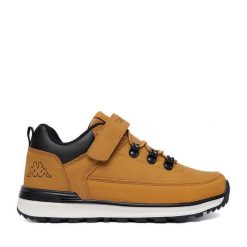 Sneakersy Kappa. Brązowe trampki i tenisówki chłopięce Kappa, bez wzorów, bez zapięcia. Za 149.99 zł.