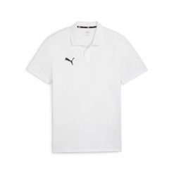 Polo Puma. Białe koszulki polo męskie Puma, m, bez wzorów, z bawełny, bez ramiączek. Za 89.00 zł.