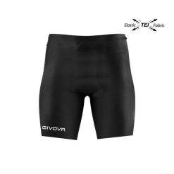Spodenki Givova Bermuda Skin. Czarne krótkie spodenki sportowe męskie Givova, xs, bez wzorów, do piłki nożnej. Za 73.13 zł.