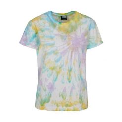 Koszulka Damska Tie Dye Boyfriend T-shirt. Czerwone koszulki sportowe damskie Urban Classics, xl, bez wzorów, bez kołnierzyka, bez ramiączek, trekkingowe. Za 96.99 zł.