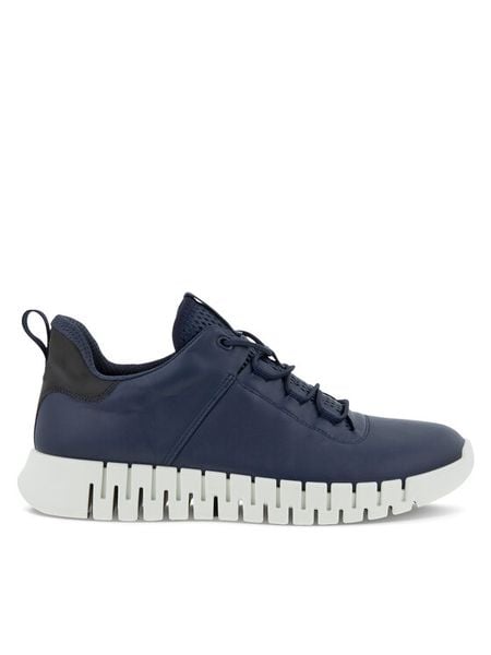 ECCO Półbuty Gruuv M 52520450595 Niebieski. Niebieskie półbuty na co dzień męskie ecco, ze skóry, bez zapięcia. Za 555.99 zł.