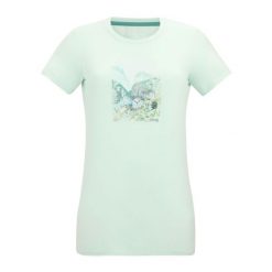 T-shirt Damski Graficzny Nadruk Rozciągliwa Fingal. Zielone t-shirty damskie Regatta, xl, bez wzorów, z elastanu, bez kołnierzyka. Za 77.99 zł.