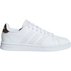 Damskie trampki na co dzień Adidas Advantage. Żółte trampki i tenisówki damskie Adidas, bez wzorów, bez zapięcia. Za 296.75 zł.