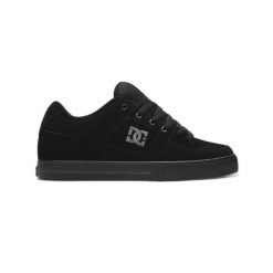 Buty DC Pure Adidasy - Czarny / Piracki Czarny. Czarne trampki męskie DC Shoes, bez wzorów, ze skóry, bez zapięcia. Za 315.80 zł.