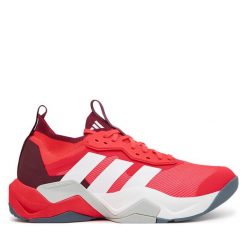 Buty na siłownię adidas. Czerwone buty sportowe męskie Adidas, bez zapięcia, na fitness i siłownię. Za 379.99 zł.