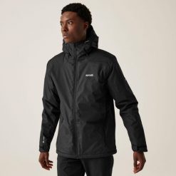 Kurtka ocieplana męska Thornridge II. Brązowe kurtki męskie Regatta, na jesień, m, bez wzorów, z poliesteru, z kapturem. W wyprzedaży za 231.55 zł.